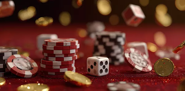 HepYek live casino with dice and cards